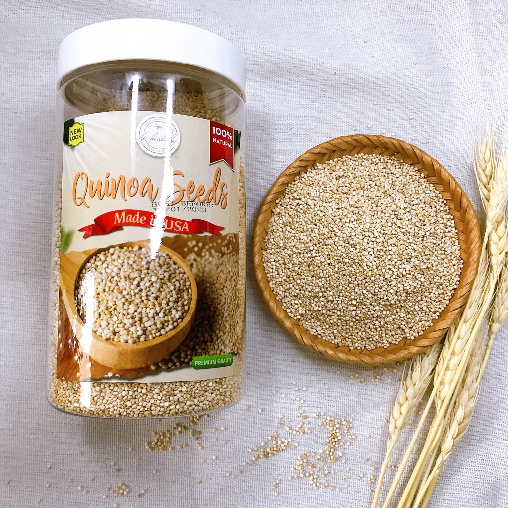 500G Hạt Diêm Mạch Quinoa Hp Healthy Hạt Dinh Dưỡng Hữu Cơ Organic Nhập Khẩu Mỹ Loại Trắng Hữu Cơ