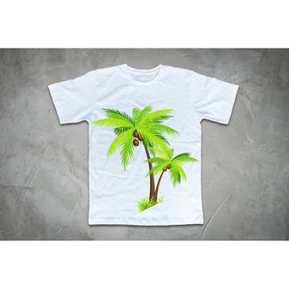 Áo thun in hình cây dừa