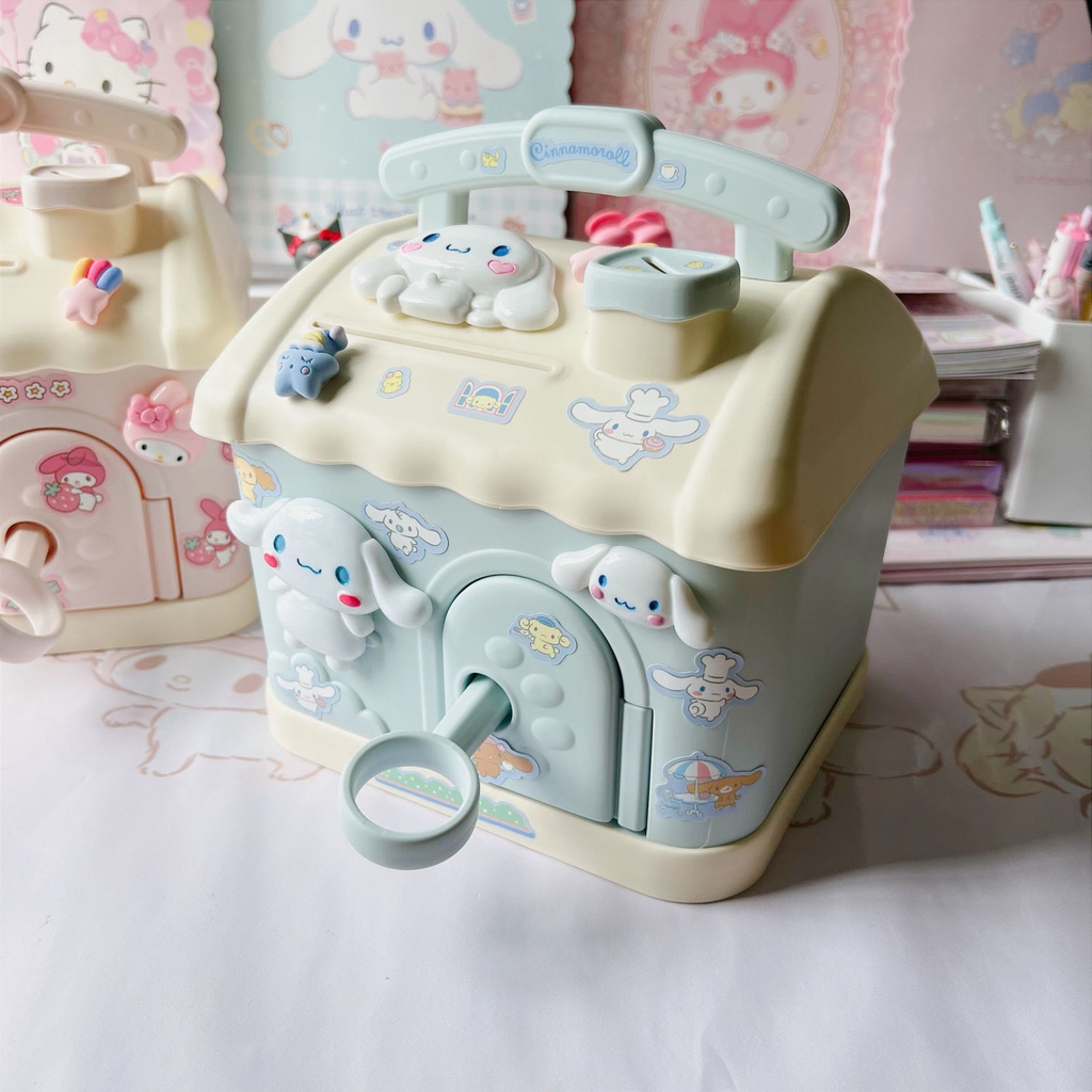 Hộp Đựng Tiền Tiết Kiệm Hình Chú Chó Melody Dễ Thương Để Bàn Cho Bé Gái
