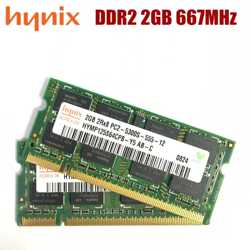 Ram laptop 2GB DDR2 tháo máy bảo hành 6 tháng