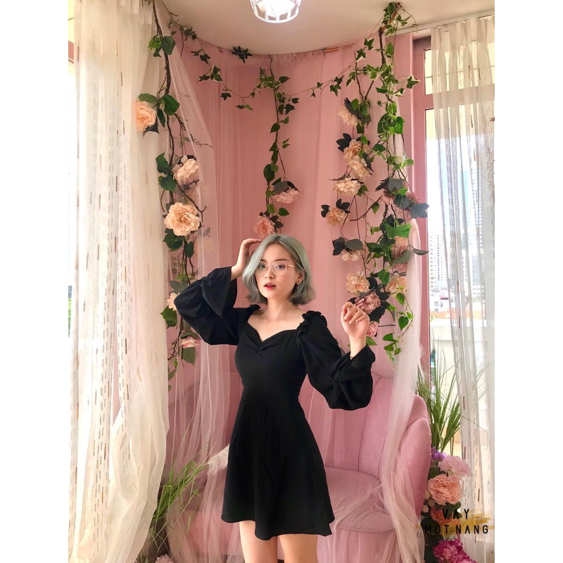 VÁY CHỮ A TAY XOÈ CÔNG CHÚA | BigBuy360 - bigbuy360.vn