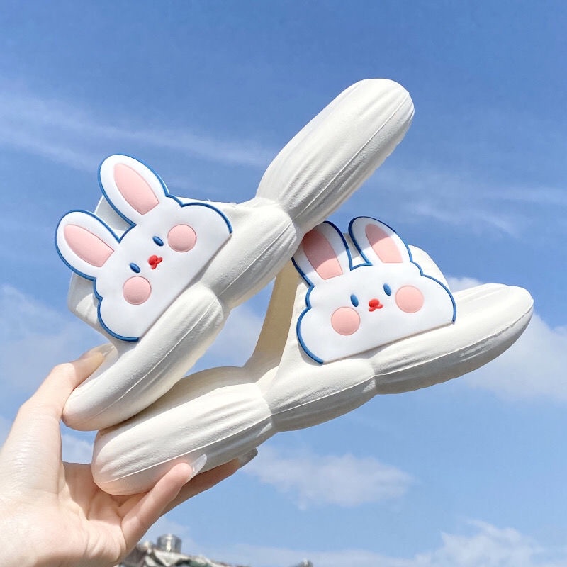 Dép thời trang nữ móng ngựa mẫu thỏ dễ thương fullsize