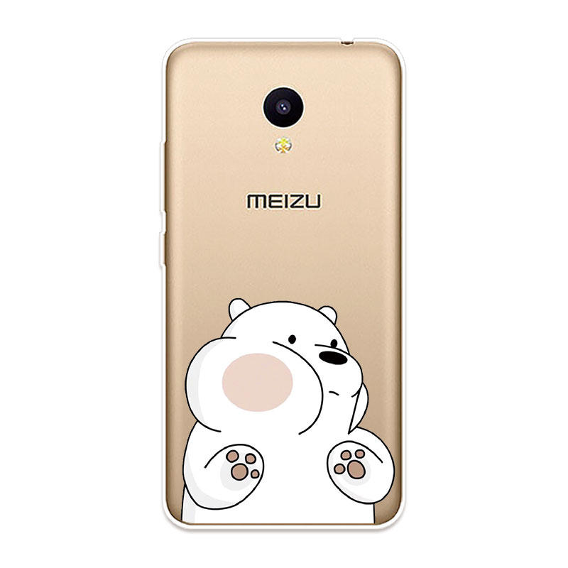 Ốp Lưng Tpu Mềm Hình Ba Chú Gấu 1 Cho Meizu M5C M5S M6S M6T U10 U20