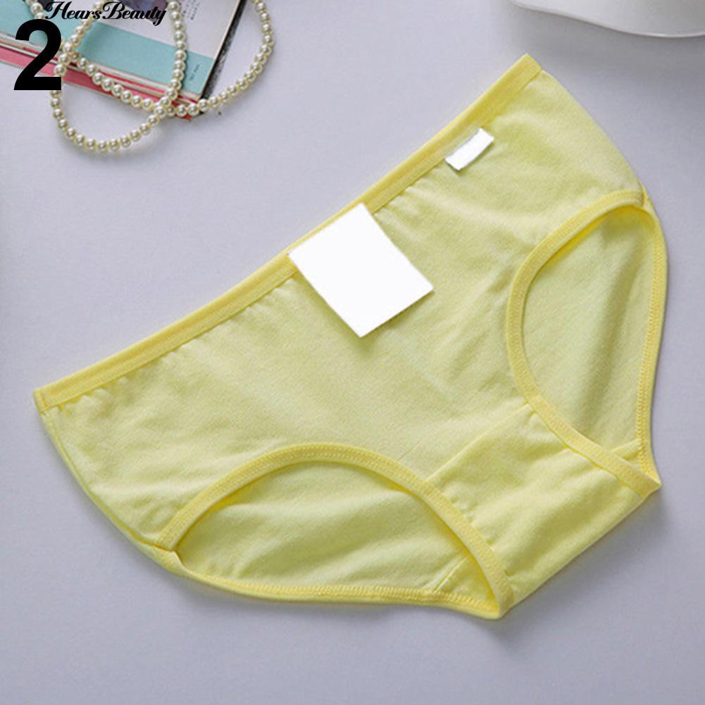 Quần lót bằng vải cotton màu trơn thời trang cho nữ | BigBuy360 - bigbuy360.vn
