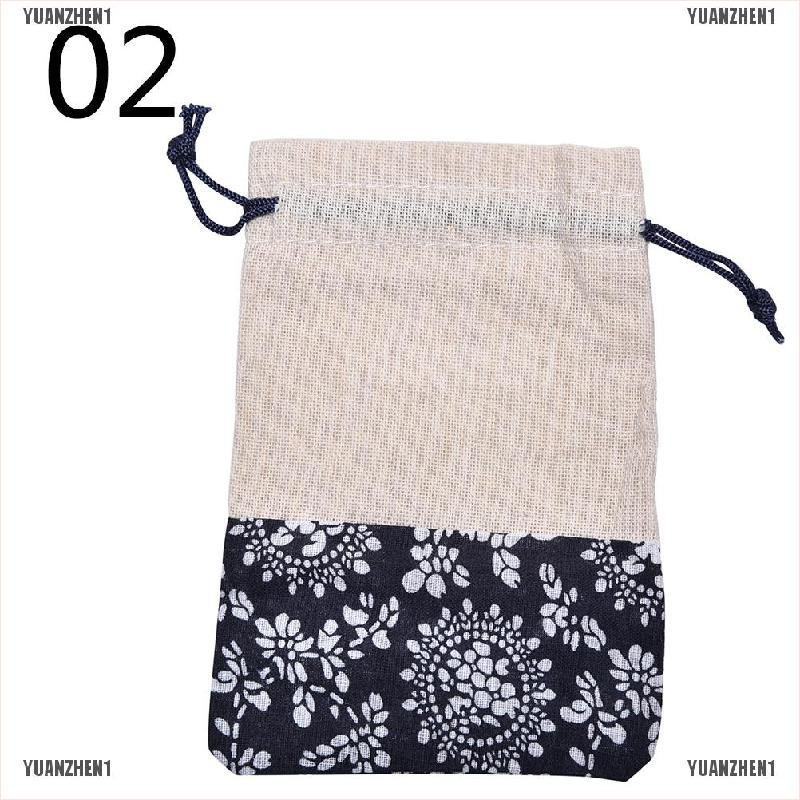 [YUANZHEN1] Set 2 Túi Đựng Trang Sức Làm Bằng Vải Cotton