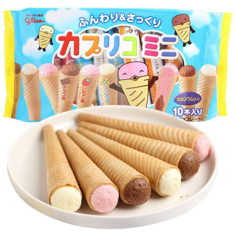 Bánh ốc quế Glico cho bé 12m+