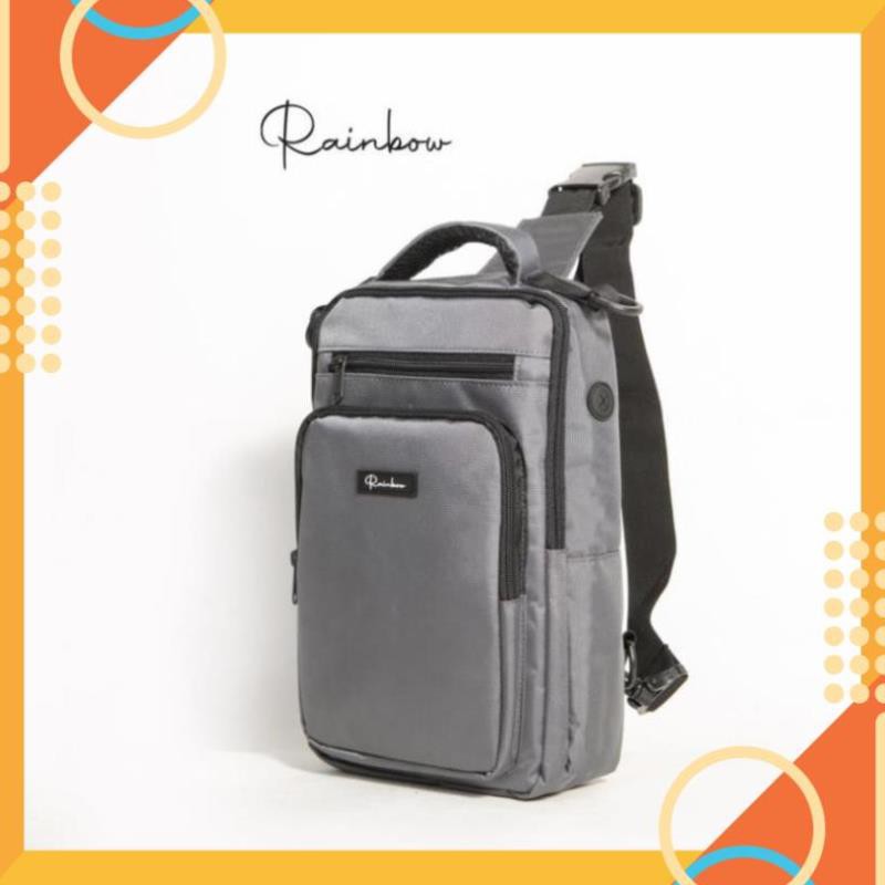 Túi đeo chéo nam đa năng 3in1 Rainbow BG007 chất liệu Canvas chống nước, nhiều ngăn tiện lợi