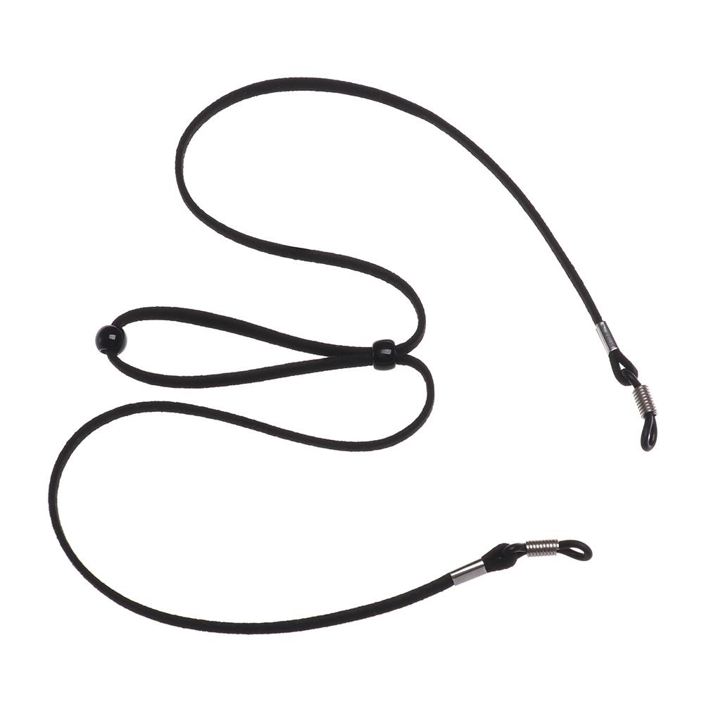 Dây Đeo Mắt Kính Thể Thao Bằng Da Lộn Phối Dây Xích Thời Trang