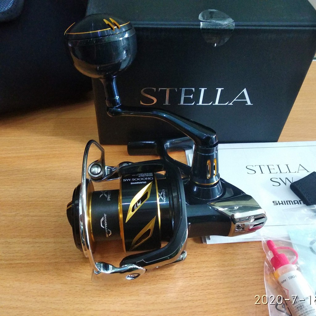 Máy Câu Cá Shimano 2020 Stella SW 4000XG - 5000XG - 5000HG - 20000PG - Máy Đứng