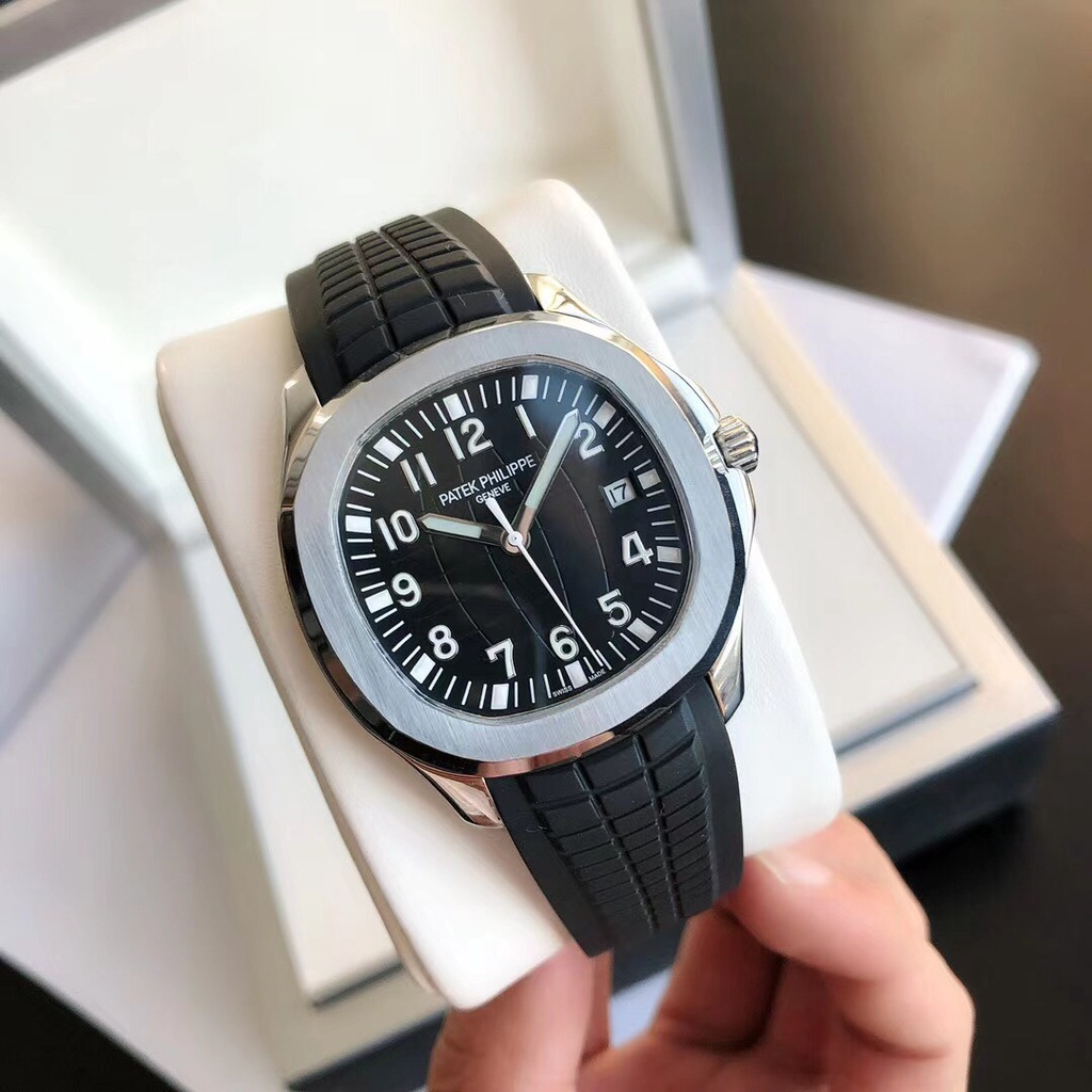 Đồng Hồ Nam PATEK Máy Nhật Dây Cao Su Cao Cấp 40mmSẵn Hàng 2021