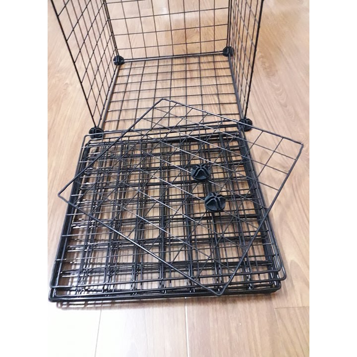 Tấm Lưới Sát Thép Đen-Trắng 45x35cm Đa Năng, Ghép tủ-giá để đồ,làm chuồng chó mèo