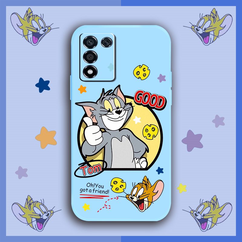Cute phone case Phone Case For OPPO K9S/Realme Q3S/Q3T Anti-fall cat Camera all inclusive Skin-friendly feel