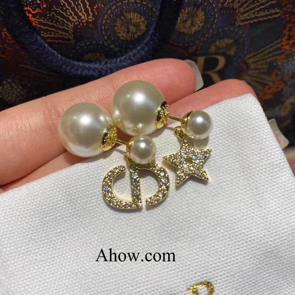 Bông tai khuyên tai đính đá thương hiệu