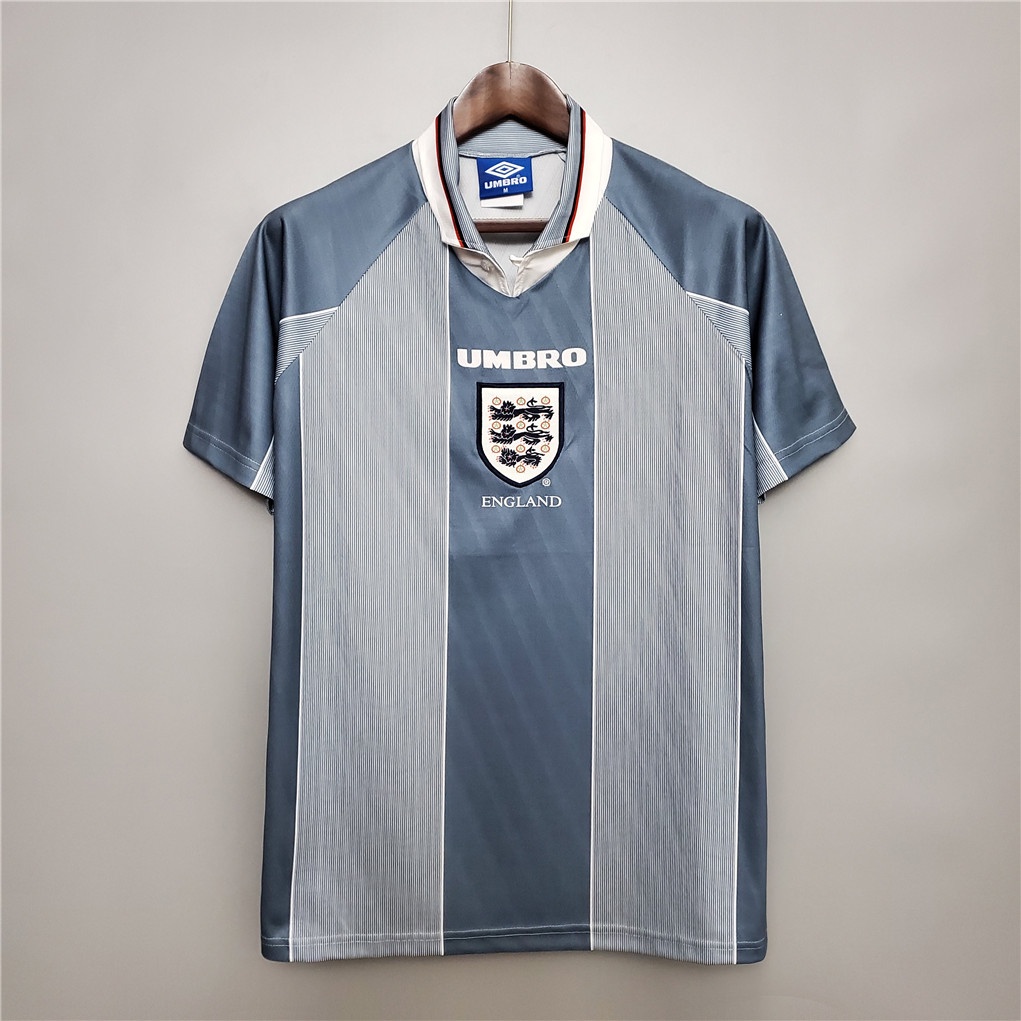 Áo Bóng Đá Đội Tuyển 96 ENG Home Away Phong Cách Retro