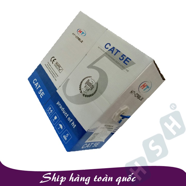 Dây cáp mạng LAN HT-CAT5E UTP - Đã có 2 đầu (30Mét đến 60Mét - Mới 100%) | WebRaoVat - webraovat.net.vn