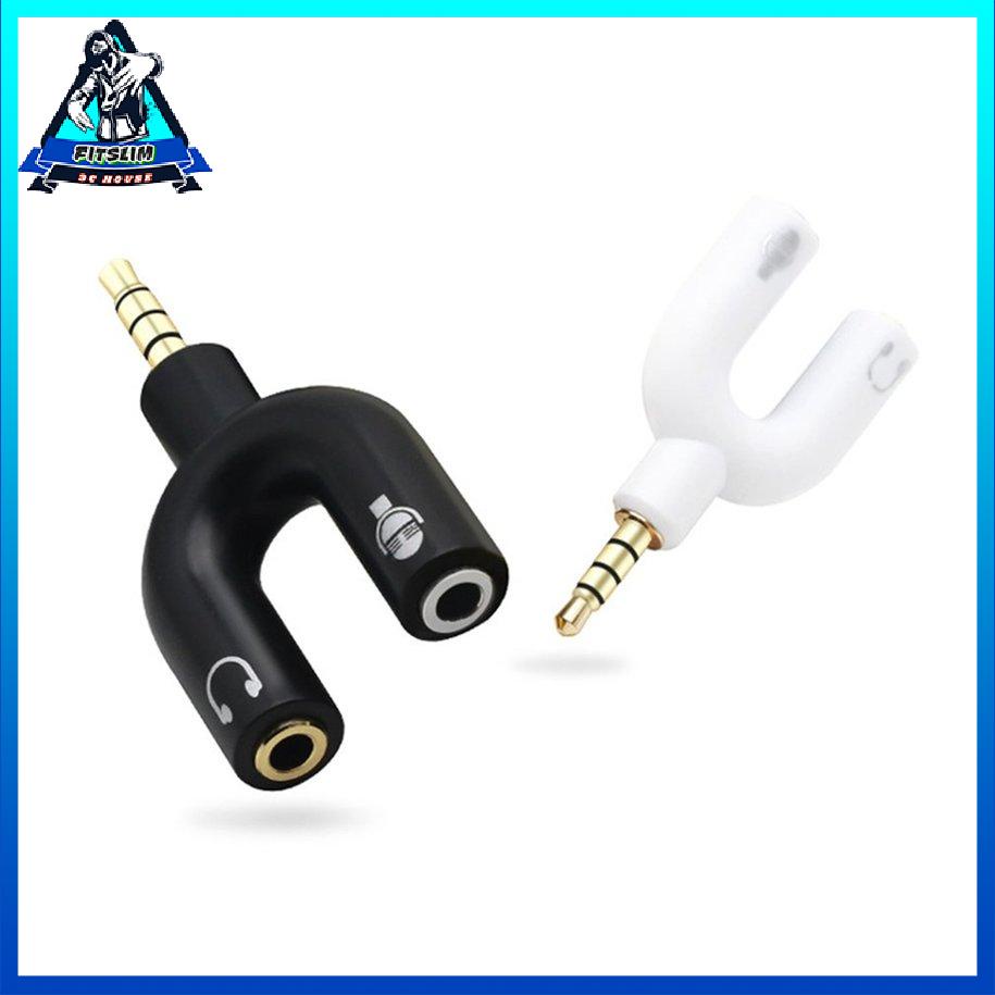 Tai nghe Mic 2 đến 1 Bộ chia cho Tai nghe PS4 cho Bộ điều hợp Xbox One (TRRS) [8/26]