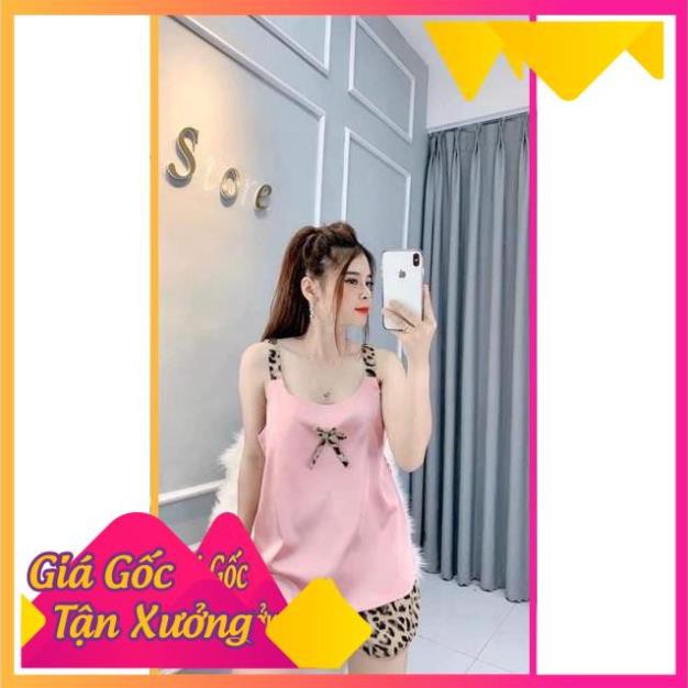 BỘ LỤA 2 DÂY CHẤT SIU NHẸ MÁT NHIỀU MÀU THỜI TRANG BANAMO FASHION BỘ LỤA ĐÙI 2 DÂY 171