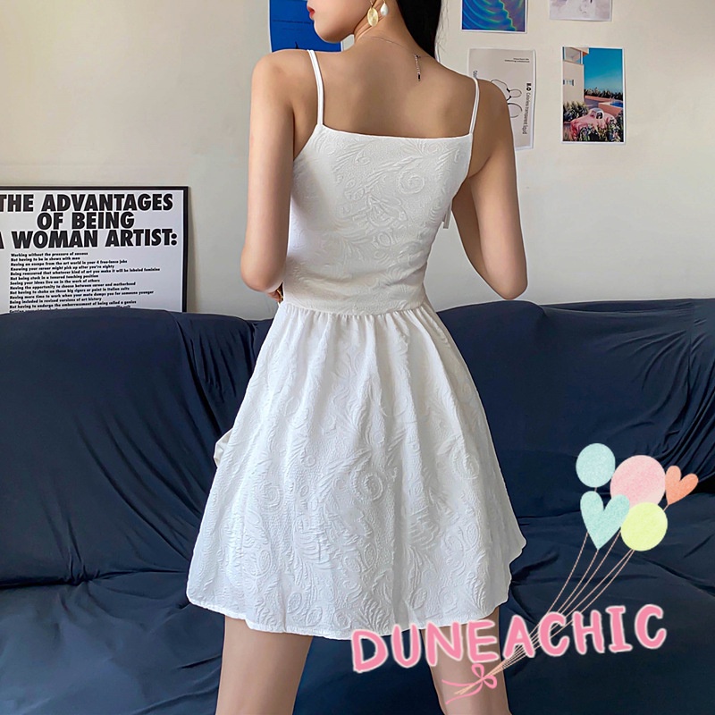 Đầm Chữ A Hai Dây Màu Trơn Y0817