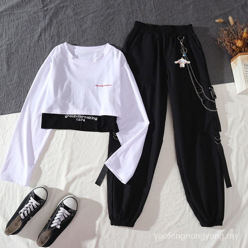 Áo thun form rộng phong cách Hip Hop Hàn Quốc mới cho nam nữ