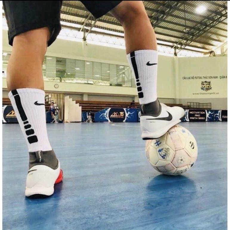 Tất, Vớ N.ike Dri-Fit cao cổ thể thao trắng ĐẶC BIỆT siêu dày, siêu thấm hút khô thoáng dễ chịu