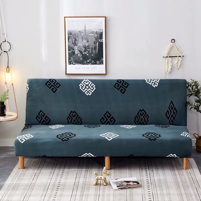 Bọc ghế sofa giường hoạ tiết ô hoa văn trang trí sang trọng