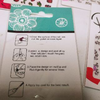 Sticker dán móng tay siêu dễ thương