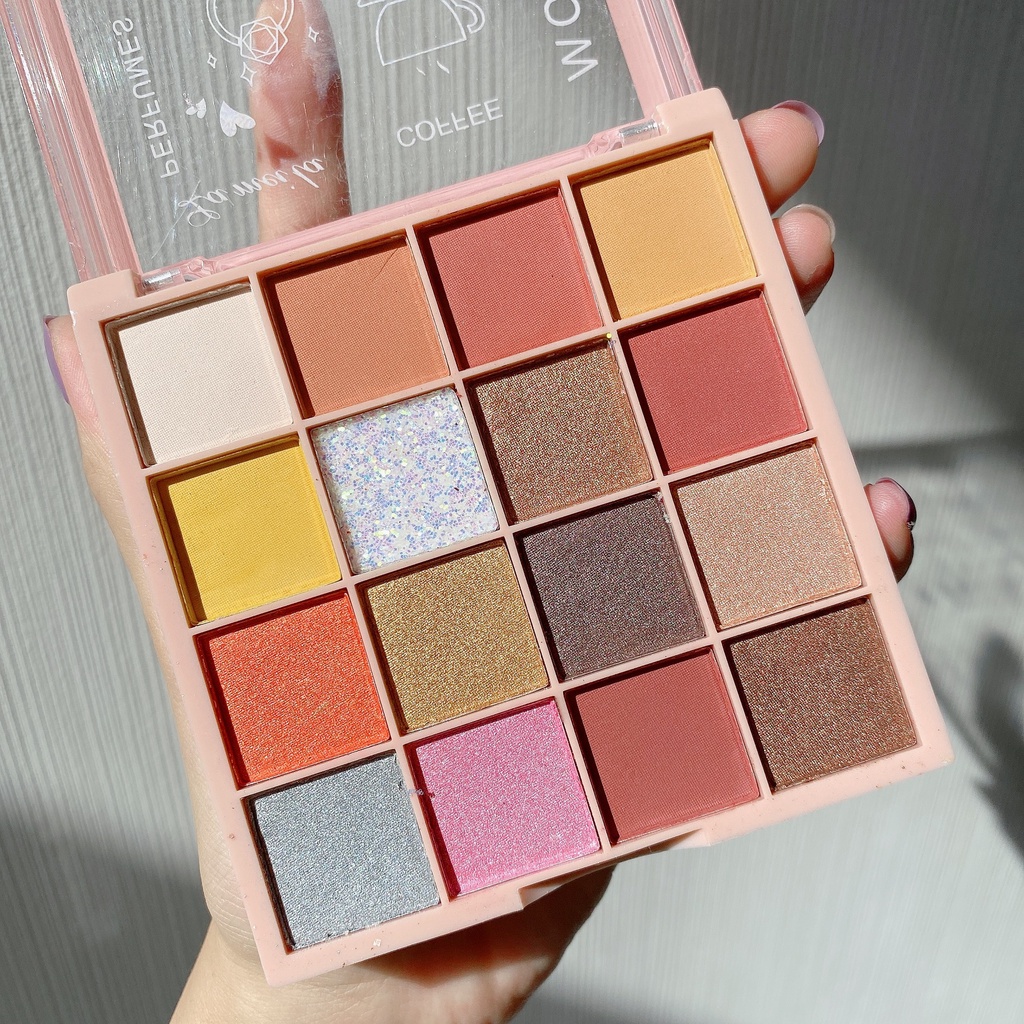 Phấn mắt Lameila 16 ô nội địa trung xinh xắn Tutu Eye Shadow Somoholic BM3