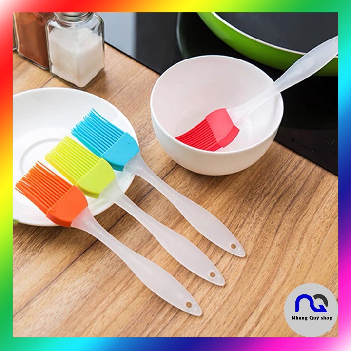 Chổi Silicone Cán Nhựa Quét Dầu Mỡ, Nước Sốt, Mặt Bánh