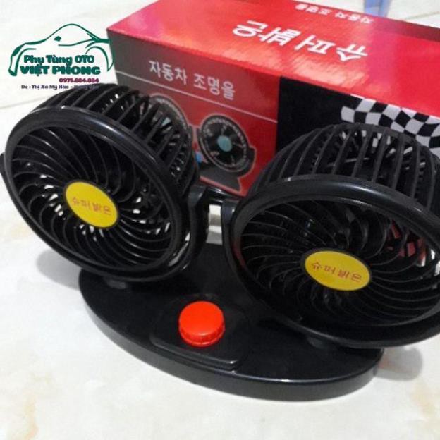 Quạt đôi 12v 24v siêu bền ( hàng chất lượng khẳng định thương hiệu )