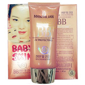 Kem nền BB Baby Skin tinh chất ốc sên trắng mịn Hàn Quốc 50ml