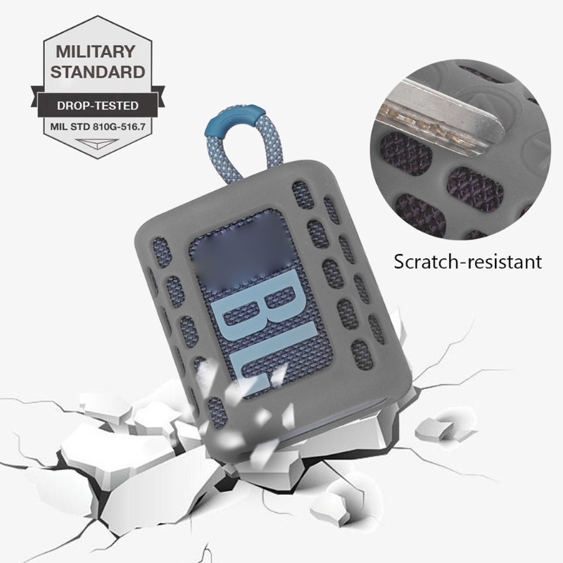 Túi Đựng Loa LIDU1 Bằng Silica Gel Chống Sốc Đa Năng Tiện Dụng Mang Theo Du Lịch Cho GO 3 GO3