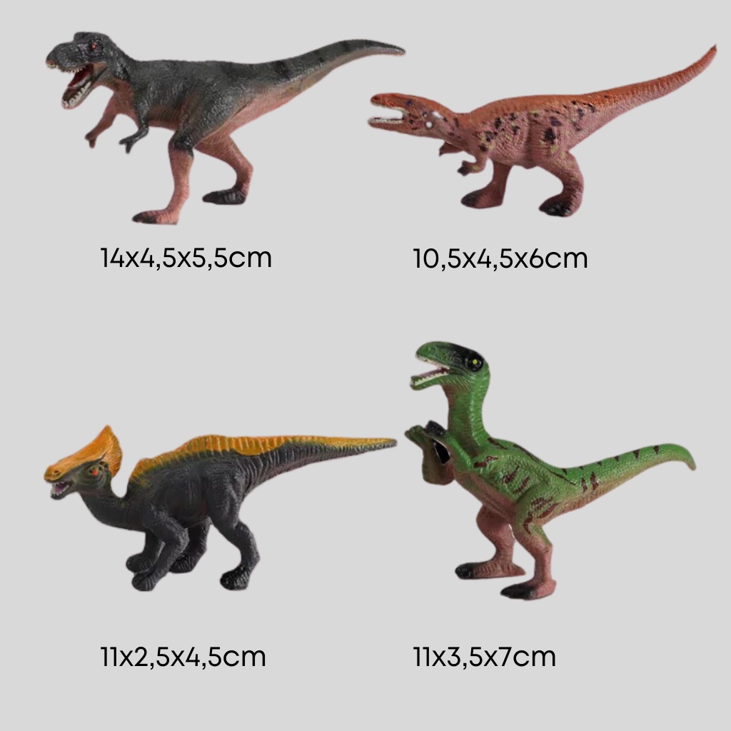 Đồ Chơi Mô Hình Sét 16 Khủng Long Mô Hình Thời Tiền Sử Cho Bé-Chất Liệu Nhựa ABS An Toàn Sóc_toystore