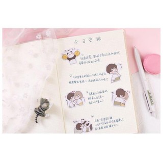 Bộ 45 Sticker Panda Dễ Thương E64