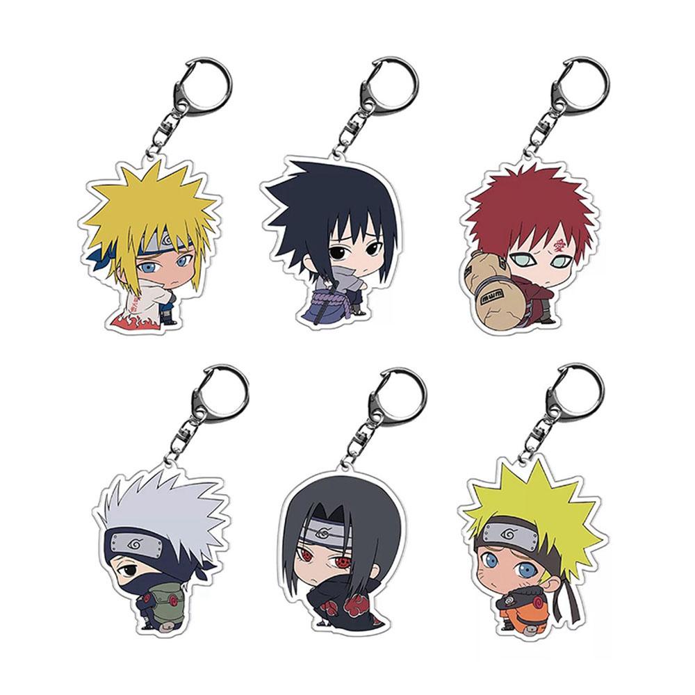 Móc Chìa Khóa Bằng Acrylic Hình Anime Naruto Cho Trẻ Em