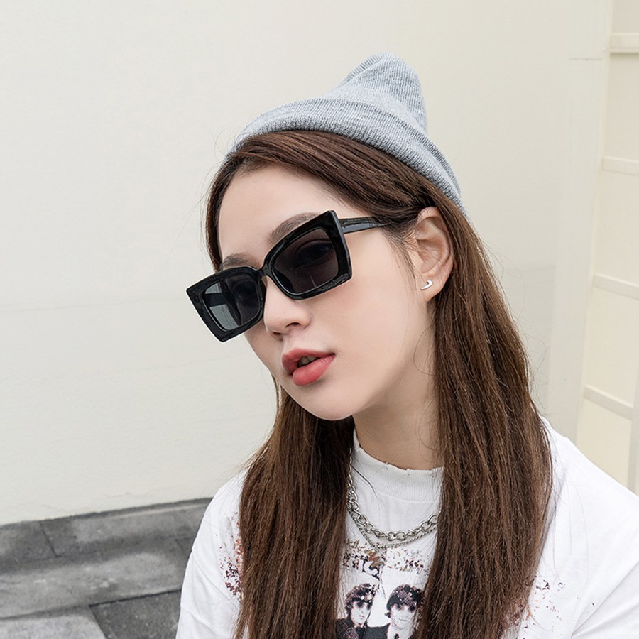 Mắt kính thời trang nam nữ form vuông, thiết kế độc lạ cá tính 4 màu sang chảnh MK103 | BigBuy360 - bigbuy360.vn