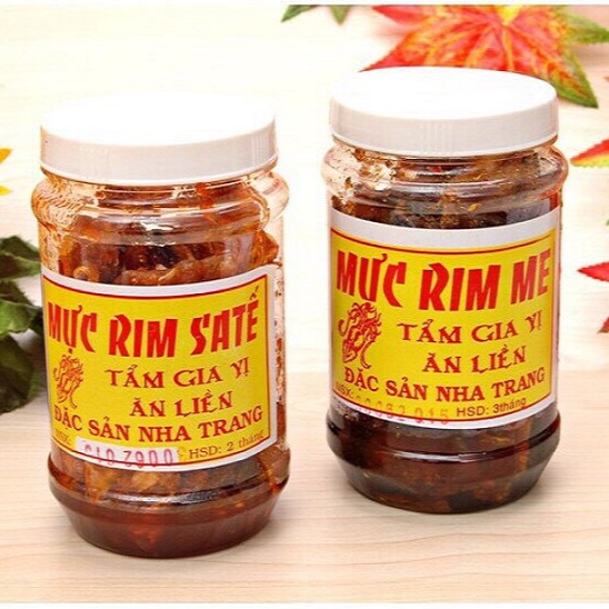 [ 200gram ] Mực rim me - mực rim sa tế ( NGUYÊN CON ) - đặc sản Nha Trang