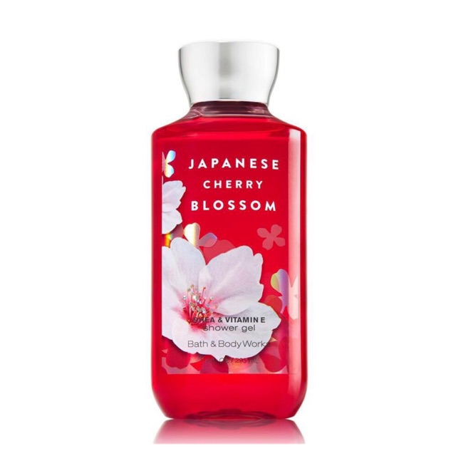 Sữa tắm Bath and Body Works Shea và Vitamin E mùi hương Japanese Cherry Blossom