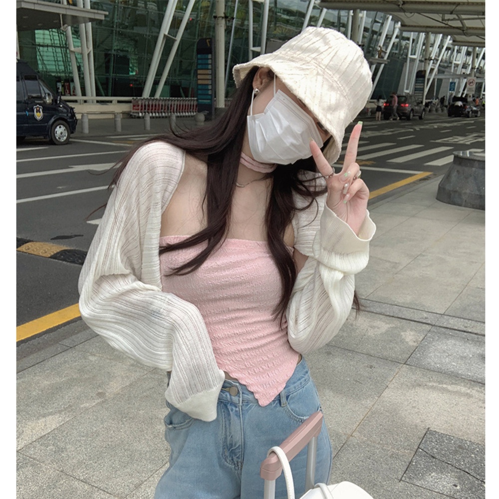 Áo Khoác cardigan Dệt Kim Mỏng Chống Nắng Thời Trang Xuân Thu Cho Nữ