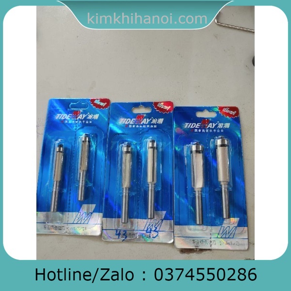 Mũi soi gỗ thẳng CNC lấy nền có bi mũi phay TIDEWAY lắp máy soi cầm tay và trục