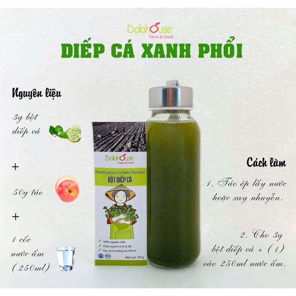 Bột diếp cá Dalahouse (50gr) - Hỗ trợ bệnh trĩ, táo bón, thải độc cơ thể tự nhiên