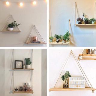 Giá gỗ để khung ảnh treo tường phong cách Bắc Âu