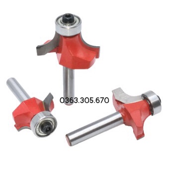 Mũi phay gỗ FAVI Lõm tròn góc , cốt 6.35mm - 12.7mm