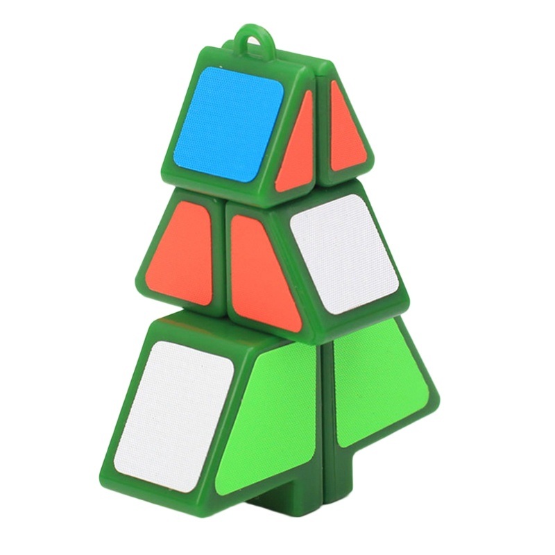 Đồ chơi khối rubik hình cây thông Giáng Sinh