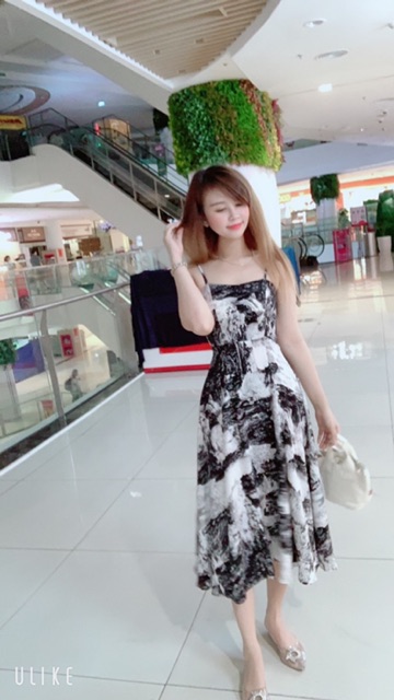 Đầm loang 2 dây | BigBuy360 - bigbuy360.vn
