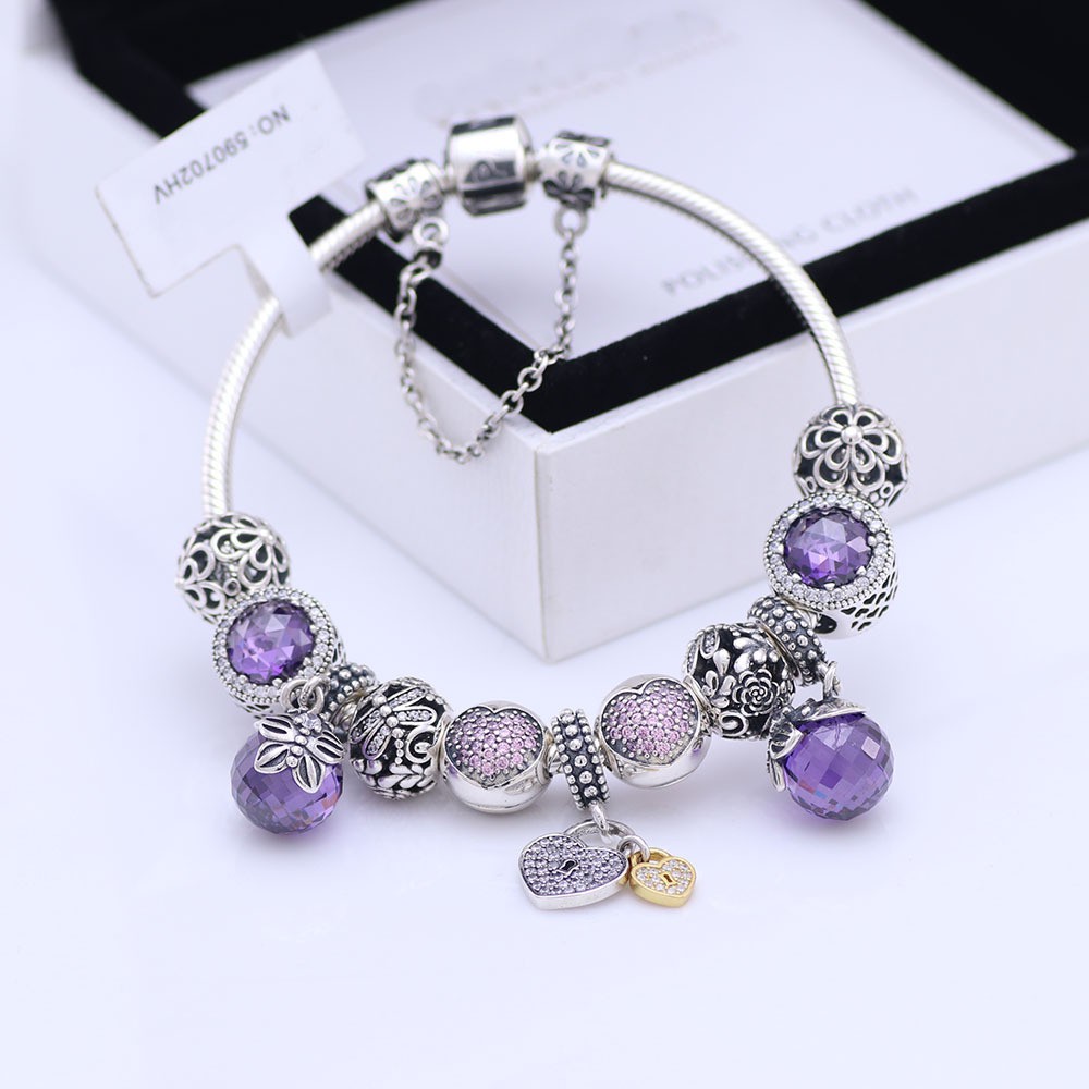 [Hàng cao cấp] Vòng Bạc S925 ALE Cao Cấp - Vòng Charm Bạc Chuẩn S925 - Mã sản phẩm VBB_DN061