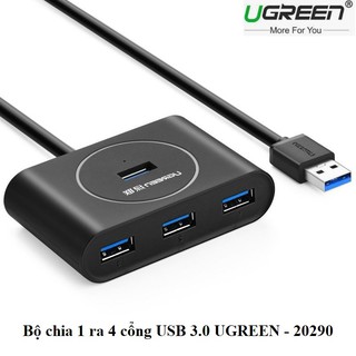 Bộ chia 1 ra 4 cổng usb chuẩn 3.0 ugreen-20290