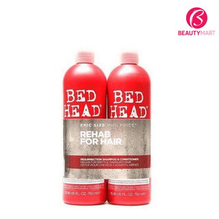 Bộ dầu gội xả Tigi Bed Head đỏ phục hồi tóc hư tổn cấp độ 3