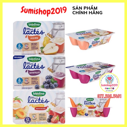 Sữa chua Bledina Pháp cho bé ăn dặm từ 6 tháng  Sumishop2019