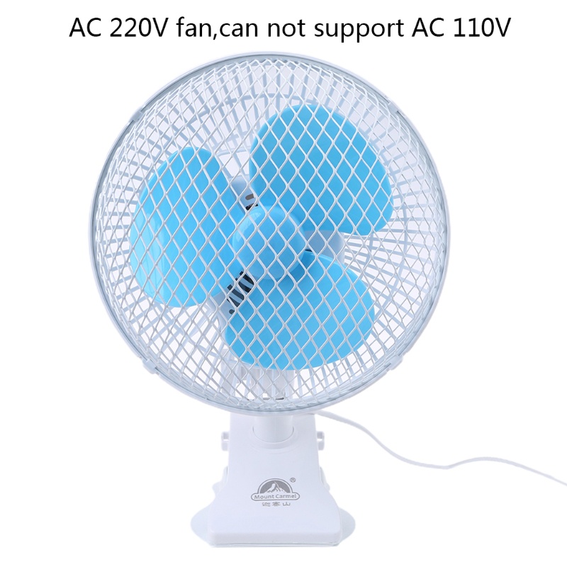Quạt 220V 2 Tốc Độ 9.4-inch Dạng Kẹp Gắn Bàn Làm Việc Với Lò Nướng An Toàn