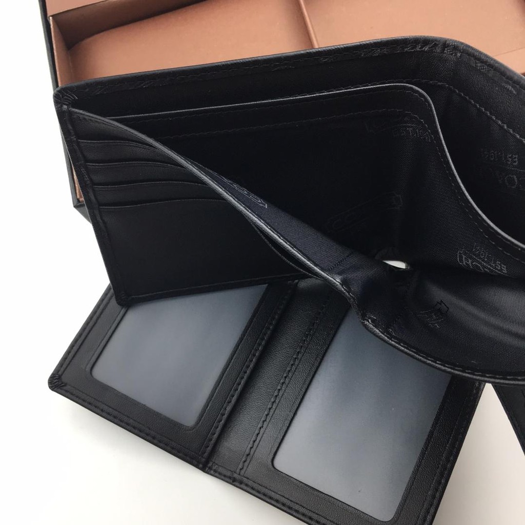 Ví ngắn nam Coach lịch lãm tiện dụng